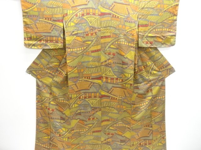 JAPANESE KIMONO / UNUSED KOMON / ROOF 